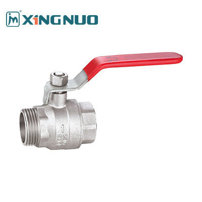 1/2 Zoll männlich und weiblich Messing Kugelventil Präzision CNC-bearbeitet Messing Viertel Drehventil für Wasser / Gas