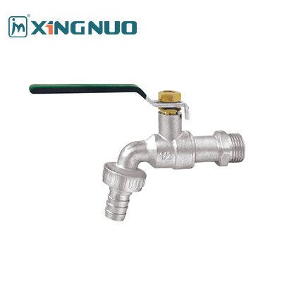 lange gerade Handgriffe männliche Gewinde Moderne Einfachheit Nickel gezogen Messing Wasserventil