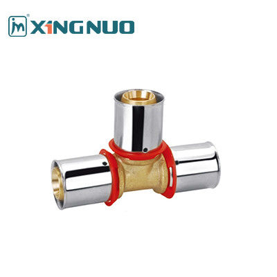 Kompressionsröhrchen / Messingkompressionsröhrchen für Wassergas- und Ölindustrie 1/2 Zoll Pex-Röhrchen reduziert T
