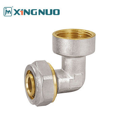 NSF 61 zertifizierte Messing-Frauen-Elbelfittings PEX-Fittings 16-32MM-Frauen-Dreh-Elbelfittings PEX-Kompressionsfittings